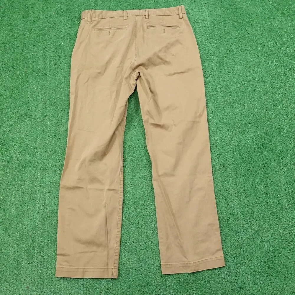 Banana Republic Pants Mens 33x30‎ Khaki Vintage Straight Fit Chino Stretch